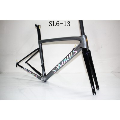 Рама велосипеда дорожного велосипеда из углеродного волокна SL6 специализированная-S-Works SL6 V Brake & Disc Brake