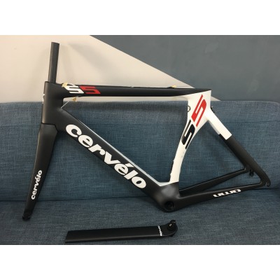 Cevelo S5カーボンロードバイク自転車フレームホワイト-Cervelo Frame