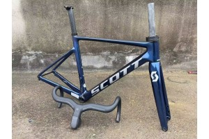 Scott Addict Rc Carbon Fiber Road Bicycle Frame Blue