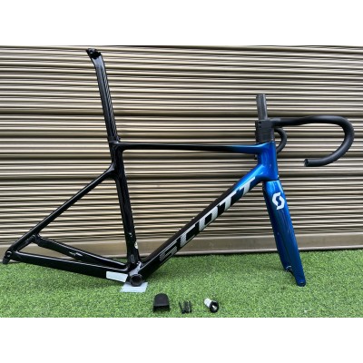 Scott Addict Rc Carbon Fiber Road Bicycle Frame Black Blue-Scott Addict Rc