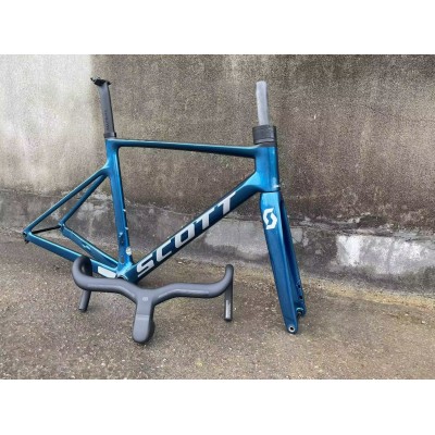 Scott Addict Rc Carbon Fiber Road Bicycle Frame Blue-Scott Addict Rc