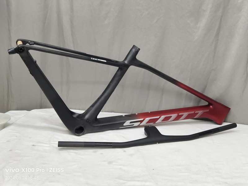 SCOTT SCALE Carbon Mountain polkupyörän runko MTB runko Täysi sisäinen kaapelien reititys musta ja punainen