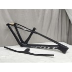 Telaio per bicicletta da montagna SCOTT SCALE in fibra di carbonio, passaggi cavi interni completi, nero