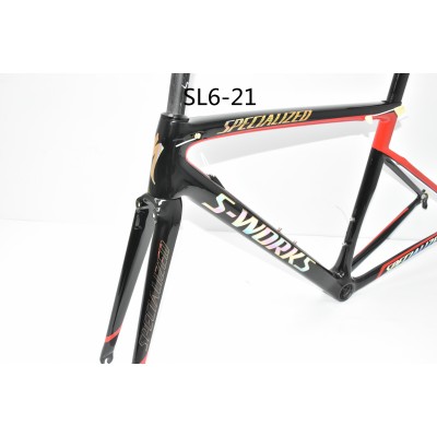 Telaio per bicicletta bici da strada in fibra di carbonio SL6 Specialized V Brake / Disc Brake-S-Works SL6 V Brake & Disc Brake