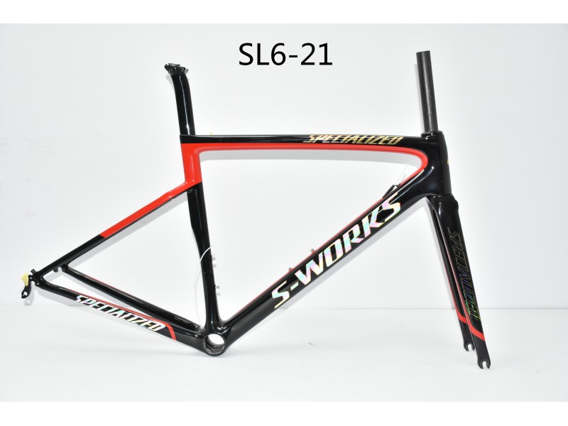 Quadro de bicicleta de estrada de fibra de carbono SL6 especializado V Brake & Freio a disco