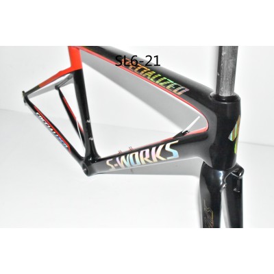 Kolfiber Road Bike Cykelram SL6 specialiserad V-broms / skivbroms-S-Works SL6 V Brake & Disc Brake