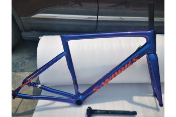 Cadru de bicicletă pentru bicicletă de drum din fibră de carbon SL6 specializată frână V și frână cu disc