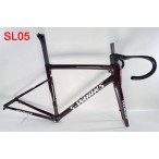 Specialized Tarmac SL8 Carbon Fiber Road Bicycle Frame Red Brown