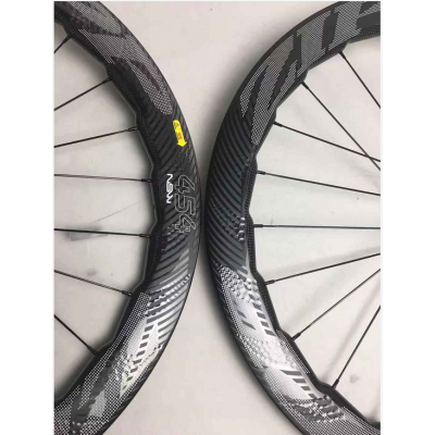 Clincher & Tubular Rims ZIPP 454 NSW  Wave Circle Carbon Road Bike Wheels-Carbon Road Bicycle Wheels