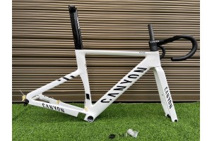 Canyon 2021 Novo freio a disco Aeroad quadro de bicicleta de estrada de fibra de carbono branco