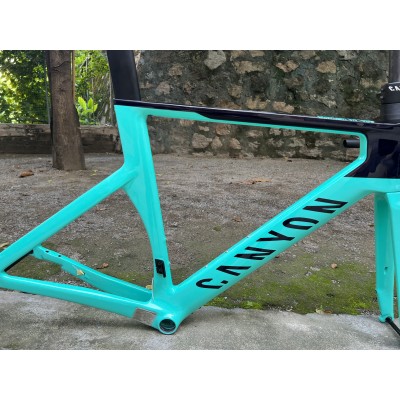 Canyon 2021 New Aeroad Disc Brake Carbon Fiber Road Bicycle Frame Mint Green-Canyon Aeroad 2021