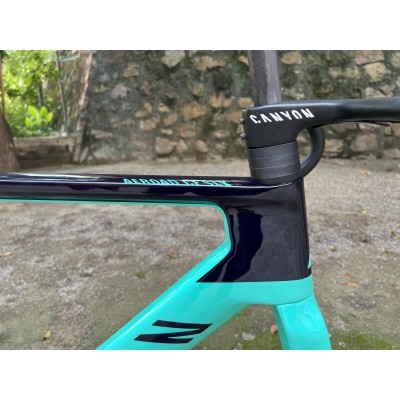 Canyon 2021 New Aeroad Disc Brake Carbon Fiber Road Bicycle Frame Mint Green-Canyon Aeroad 2021