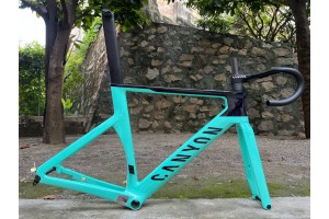 Canyon 2021 Nuevo Aeroad Freno de disco Cuadro de bicicleta de carretera de fibra de carbono Verde menta