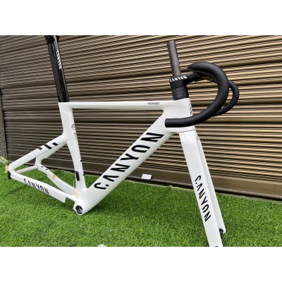 Canyon 2021 New Aeroad Disc Brake Carbon Fiber Road Bicycle Frame White-Canyon Aeroad 2021