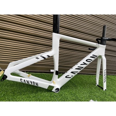 Canyon 2021 New Aeroad Disc Brake Carbon Fiber Road Bicycle Frame White-Canyon Aeroad 2021