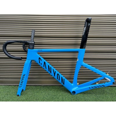 Canyon 2021 New Aeroad Disc Brake Carbon Fiber Road Bicycle Frame Blue-Canyon Aeroad 2021