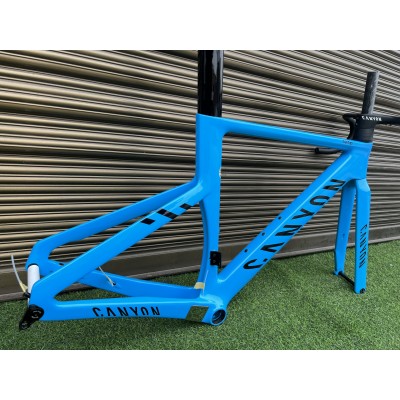 Canyon 2021 New Aeroad Disc Brake Carbon Fiber Road Bicycle Frame Blue-Canyon Aeroad 2021