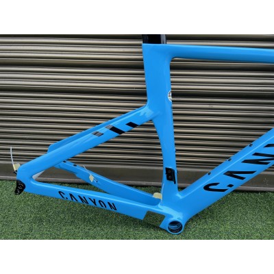 Canyon 2021 New Aeroad Disc Brake Carbon Fiber Road Bicycle Frame Blue-Canyon Aeroad 2021