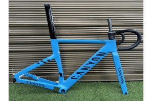 Canyon 2021 nouveau cadre de vélo de route en fibre de carbone pour frein à disque Aeroad bleu