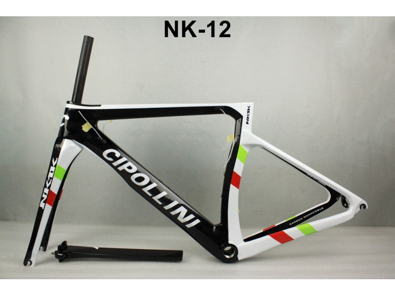 Карбонова нова пътна велосипедна рамка Cipollini NK1K