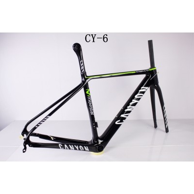 Carbon Fiber Road Bike ველოსიპედის ჩარჩო კანიონი-Canyon V Brake & Disc Brake