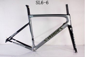 Carbon Fiber Road Bike Frame SL6 spetsialiseerunud V piduri- ja ketaspidur