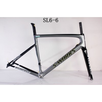 Kolfiber Road Bike Cykelram SL6 specialiserad V-broms / skivbroms-S-Works SL6 V Brake & Disc Brake