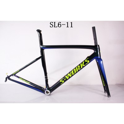 Kolfiber Road Bike Cykelram SL6 specialiserad V-broms / skivbroms-S-Works SL6 V Brake & Disc Brake