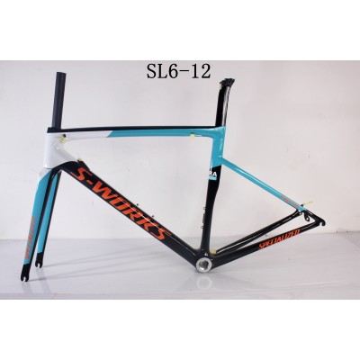 Süsinikkiust maanteeratta jalgrattaraam SL6 spetsialiseerunud V pidur / ketaspidur-S-Works SL6 V Brake & Disc Brake