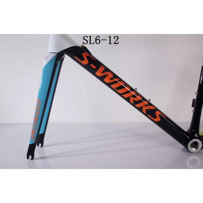 Süsinikkiust maanteeratta jalgrattaraam SL6 spetsialiseerunud V pidur / ketaspidur-S-Works SL6 V Brake & Disc Brake