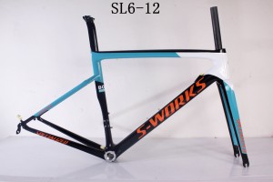 Carbon Fiber Road Bike Frame SL6 spetsialiseerunud V piduri- ja ketaspidur