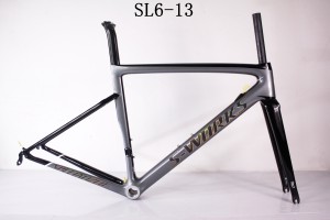 Cuadro de bicicleta de carretera de fibra de carbono SL6 freno V especializado y freno de disco