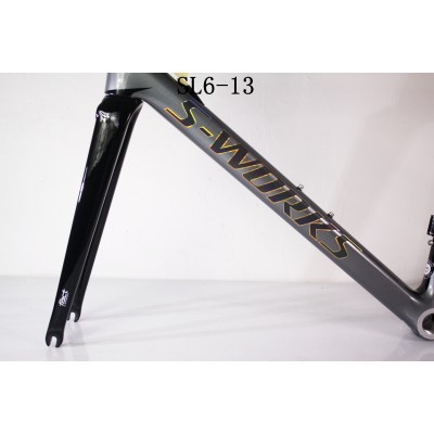 Rama roweru szosowego z włókna węglowego SL6 specjalistyczny hamulec V i hamulec tarczowy