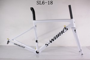 カーボンファイバーロードバイク自転車フレーム SL6 特化 V ブレーキ & ディスクブレーキ