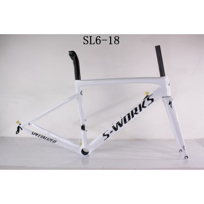 Kolfiber Road Bike Cykelram SL6 specialiserad V-broms / skivbroms-S-Works SL6 V Brake & Disc Brake