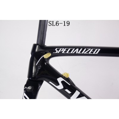 Le cadre SL6 de bicyclette de vélo de route de fibre de carbone a spécialisé le frein à disque / frein à disque-S-Works SL6 V Brake & Disc Brake