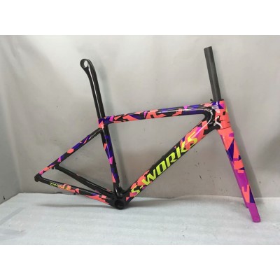 Süsinikkiust maanteeratta jalgrattaraam SL6 spetsialiseerunud V pidur / ketaspidur-S-Works SL6 V Brake & Disc Brake