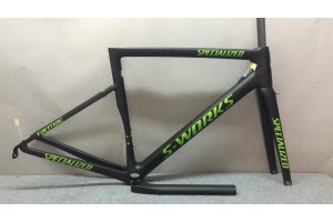 Cuadro de bicicleta de carretera de fibra de carbono SL6 freno V especializado y freno de disco