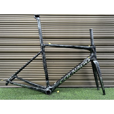 Colnago V3RS Carbon Fiber Road Bicycle Frame Black Ice Crack-Colnago V3RS V-Brake & Disc Brake