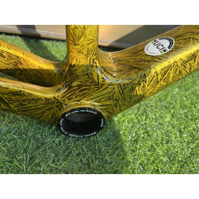 Colnago V3RS Carbon Frame Road Bicycle Golden Ice Crack-Colnago V3RS V-Brake & Disc Brake