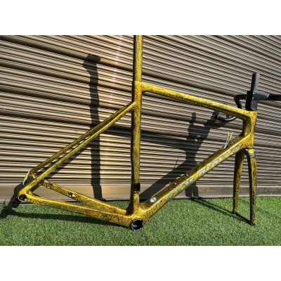 Colnago V3RS Carbon Frame Road Bicycle Golden Ice Crack-Colnago V3RS V-Brake & Disc Brake