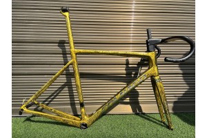 Colnago V3RS Carbon Frame Road Bicycle Golden Ice Crack