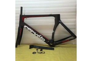 Cervelo S5 Carbon Fiber Road Cykelram Fälgbroms Svart