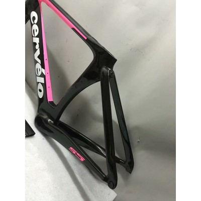 Cevelo S5 Carbon Road Bike ველოსიპედის ჩარჩო თეთრი-Cervelo Frame