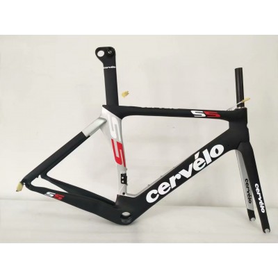Cevelo S5カーボンロードバイク自転車フレームホワイト-Cervelo Frame