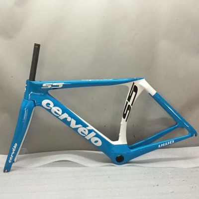 Cevelo S5 Carbon Road Bike ველოსიპედის ჩარჩო თეთრი-Cervelo Frame