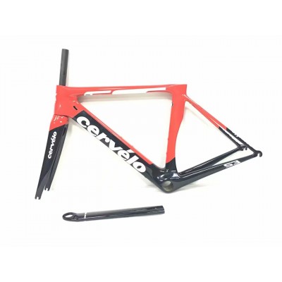 Cevelo S5カーボンロードバイク自転車フレームホワイト-Cervelo Frame