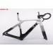 Cadru de bicicletă de drum Trek Madone SLR Gen7 din fibră de carbon PROJECTONE negru și argintiuimage