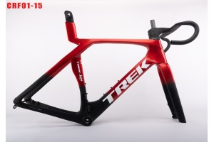 Quadro de bicicleta de estrada em fibra de carbono Trek Madone SLR Gen7 PROJECTONE vermelho com preto