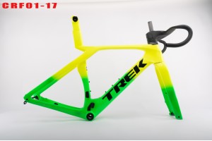 Trek Madone SLR Gen7 ნახშირბადის ბოჭკოვანი გზის ველოსიპედის ჩარჩო PROJECTONE ყვითელი მწვანე